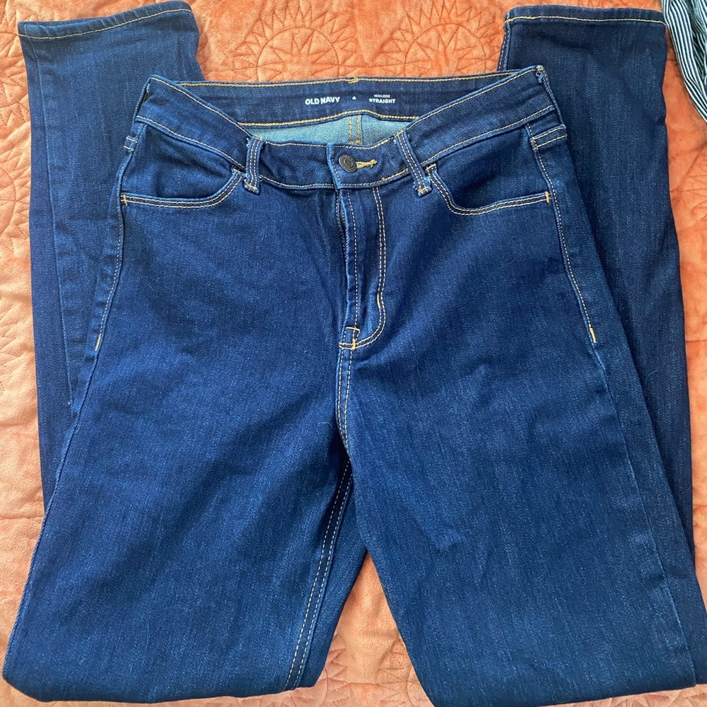 Old Navy High Rise Straight Fit